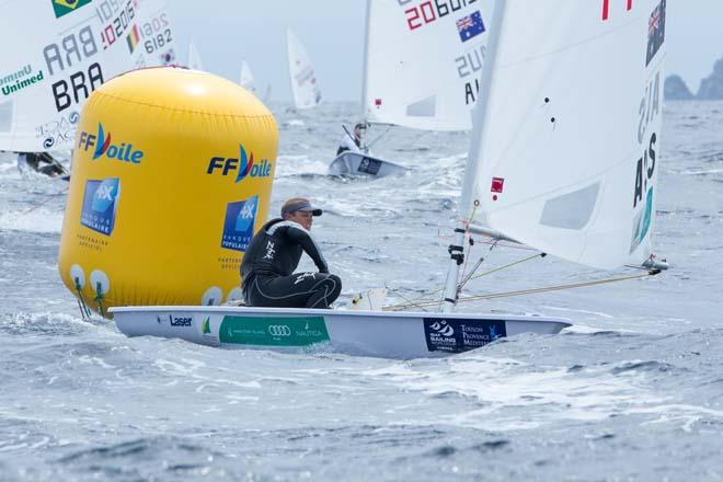 Laser, Tom Burton (AUS) - 2014 ISAF Sailing World Cup Hyeres © Thom Touw http://www.thomtouw.com